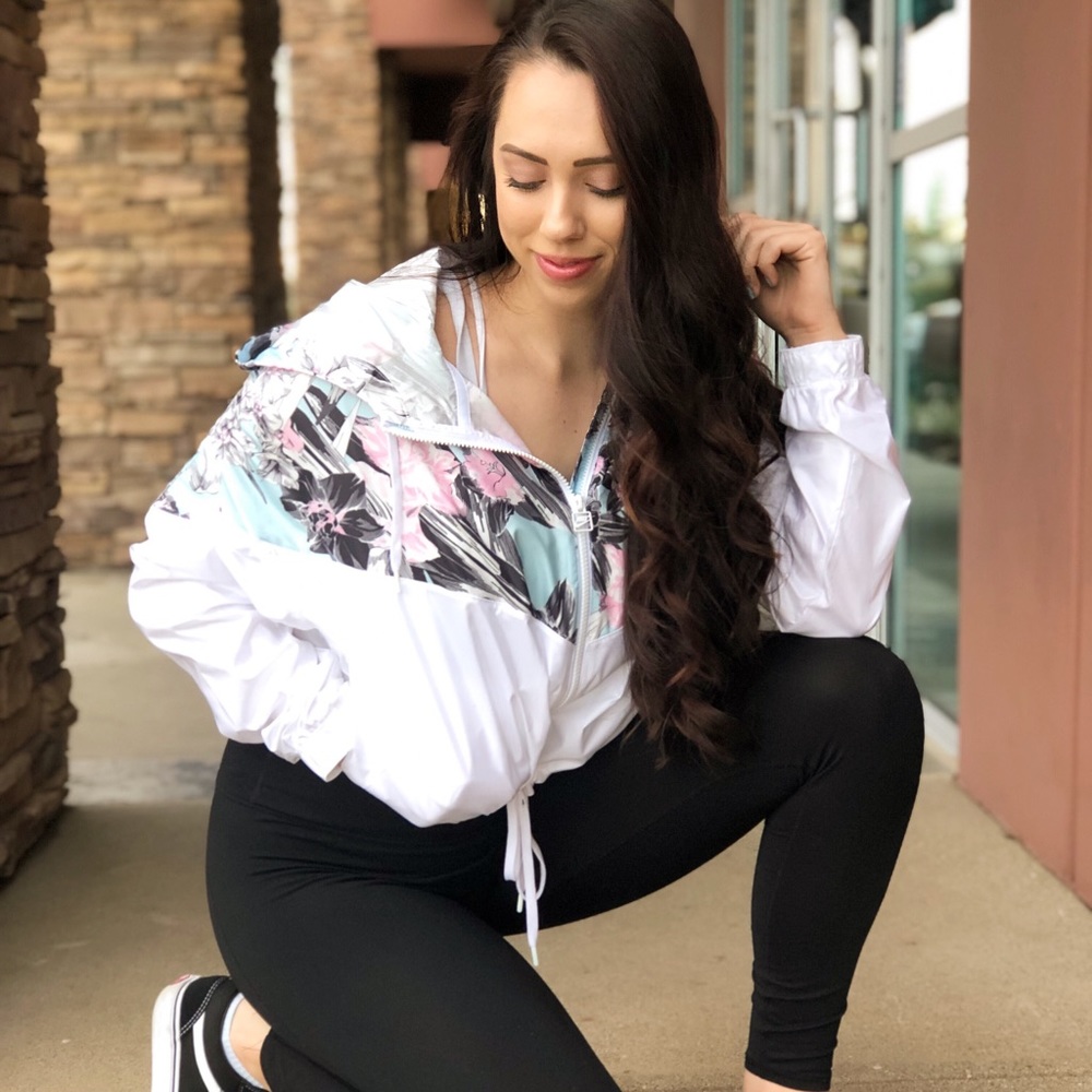 Nike Floral Windbreaker